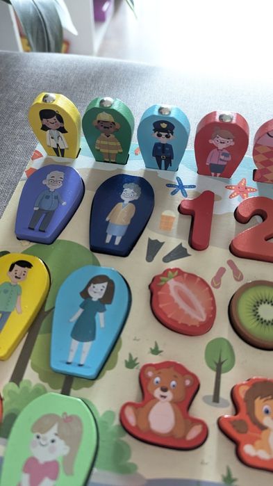 Іграшка сортер дерев'яна