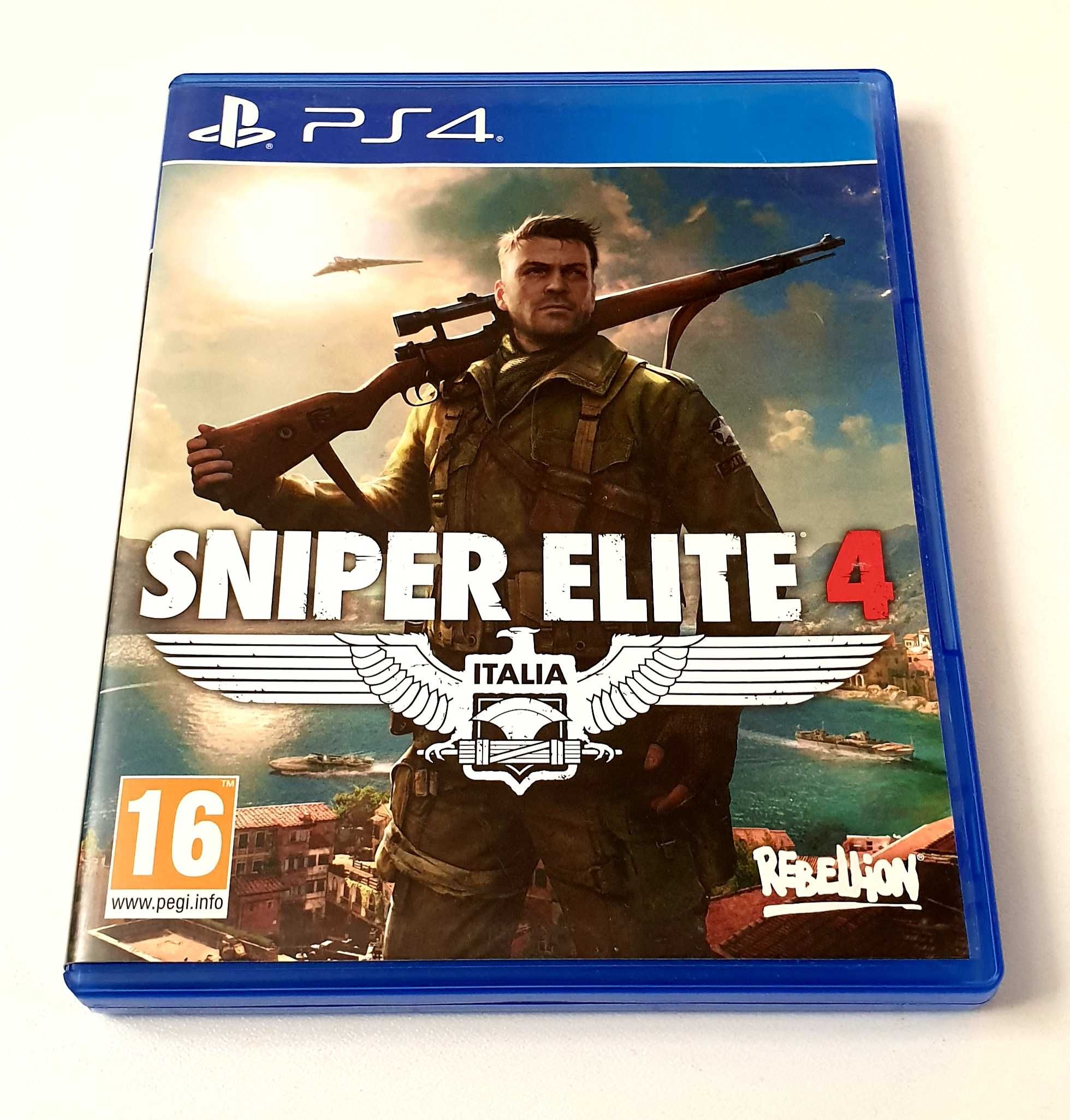 Gra Sniper Elite IV 4 Italia PL PS4 PS5 Playstation 4 5