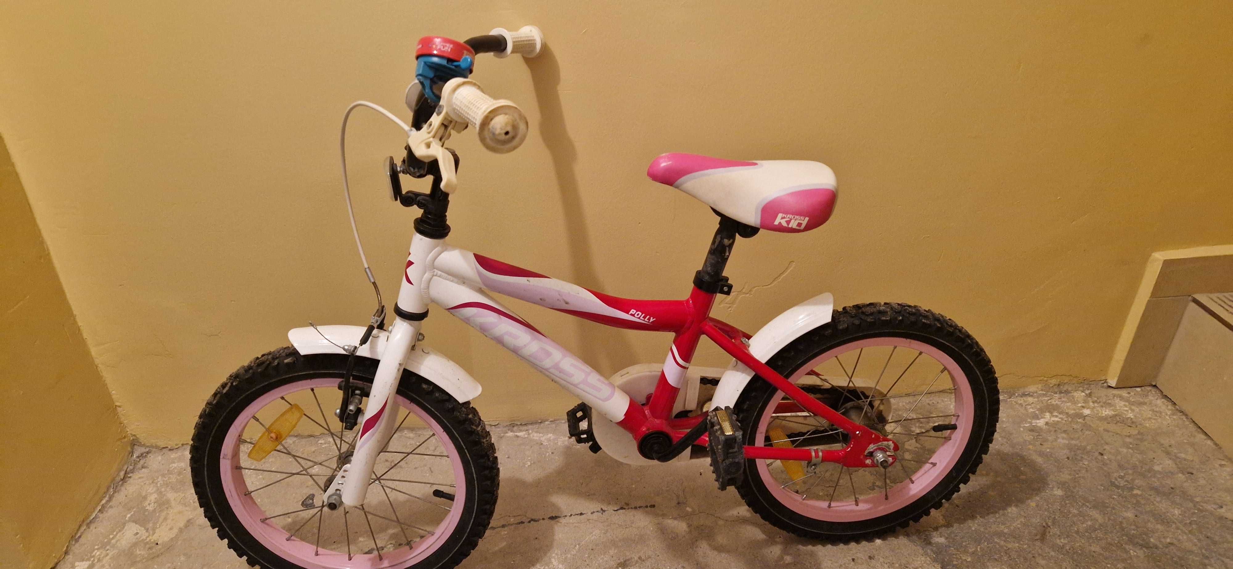 Rowerek 16 cali dla dziecka rower dla dziewczynki