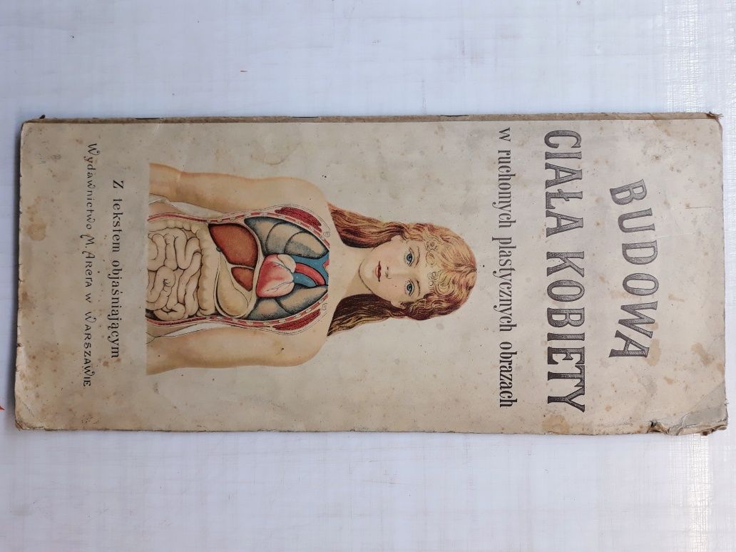 Ksiazka  Budowa Ciala Kobiecego z 1925r
