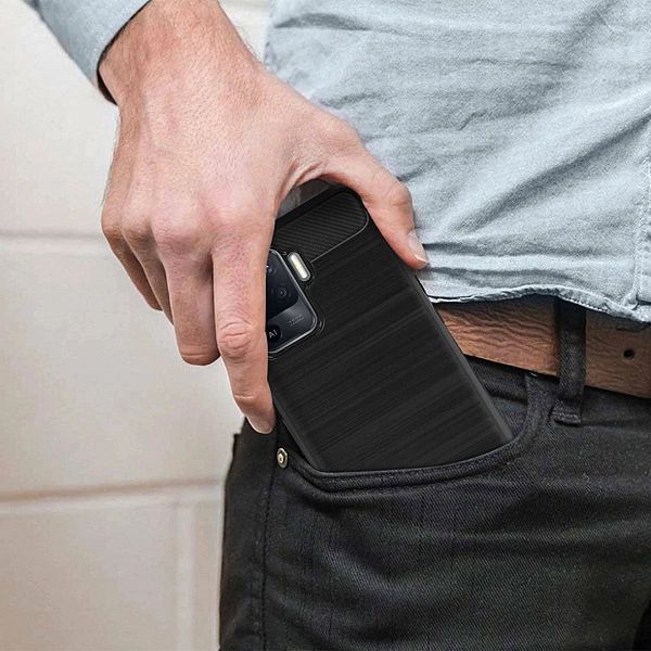 Etui Carbon Case do Oppo A94/5G / F19 Pro Plus 5G / Reno 5Z