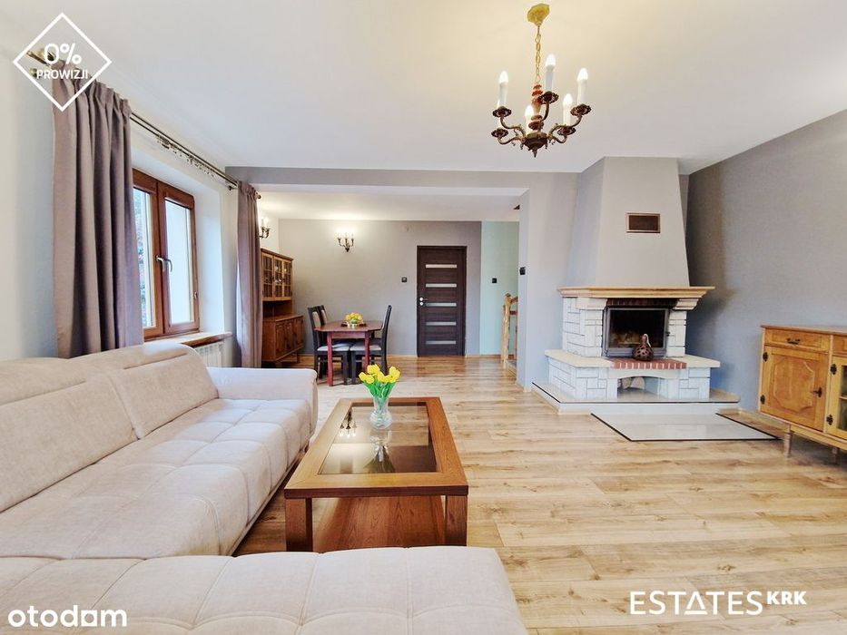 Dom wolnostojący, 5 pokoi, duży taras, dwie łazien