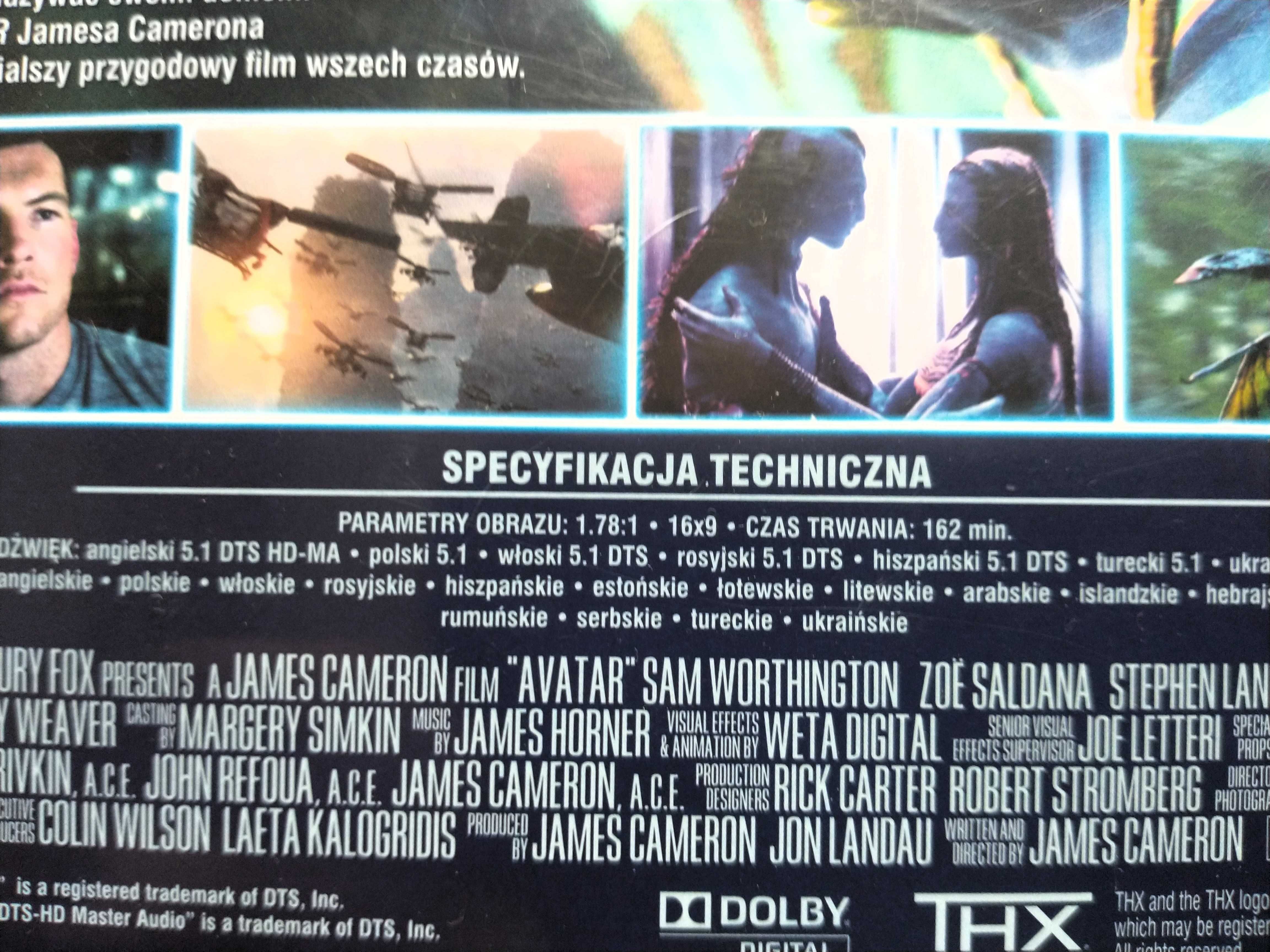 Zestaw 4 płyt Blu Ray - Avatar, Prometeusz, 2012. Batman  vs Superman