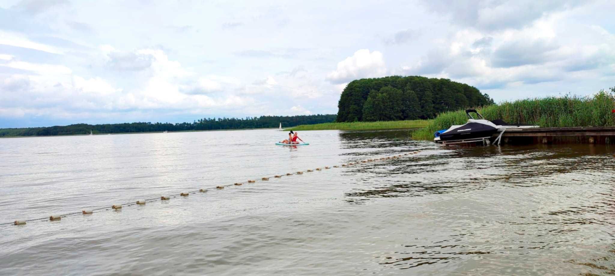 Działka z udziałem w plaży z domkiem letniskowym Mazury Uzbrojona
