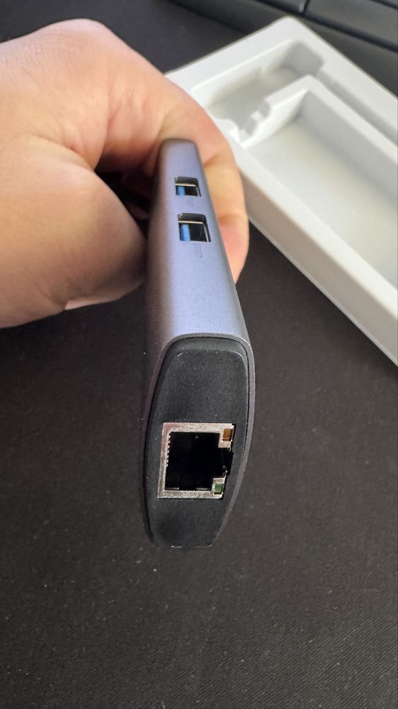 Hub Baseus Metal Gleam 4w1 USB-C - Usb3.0, Rj-45 Lan