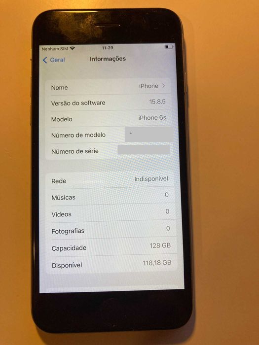 IPHONE 6S 128Gb Usado em bom estado
