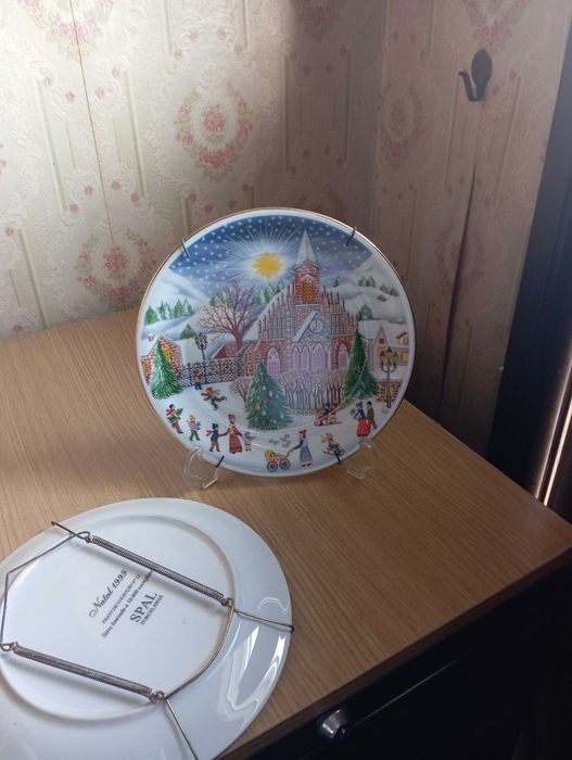 Pratos porcelana de Natal SPAL