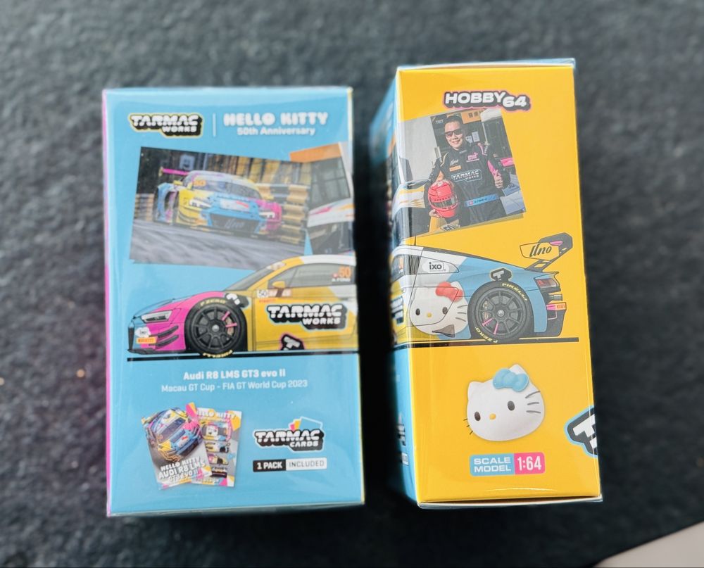 Hello Kitty x Tarmac Works Audi R8 LMS Evo II Macau Grand Prix Race V.