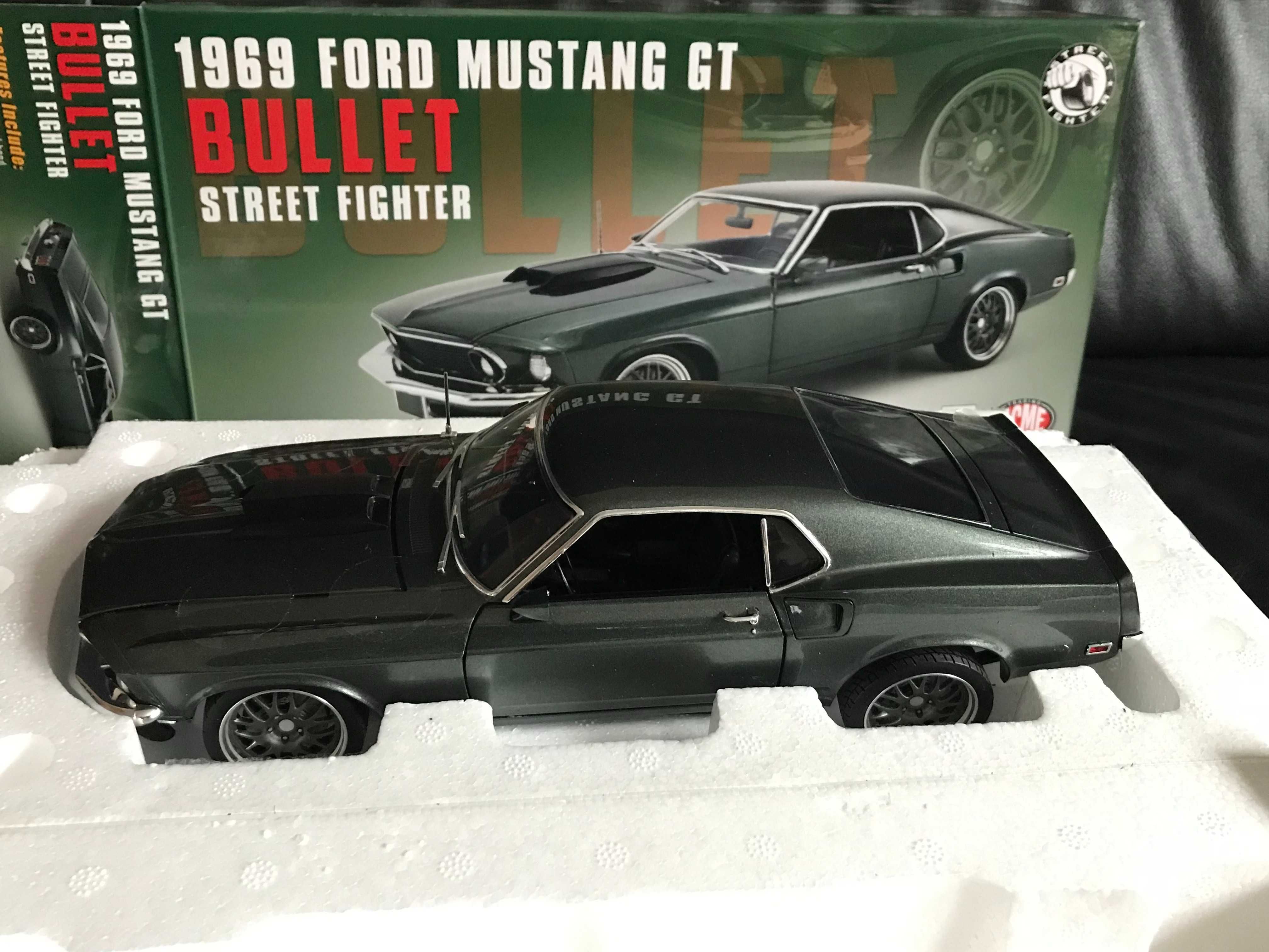 1/18 model ACME 1969 Ford Mustang GT BULLET Street fighter limit 1092