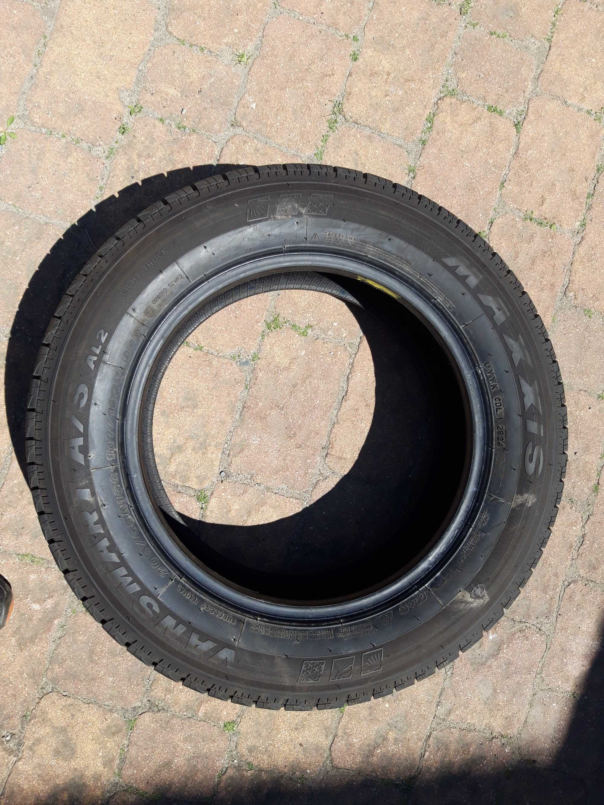Opony całoroczne 205/65/16 C 107/105T Maxxis Van Smart A/S AL 2