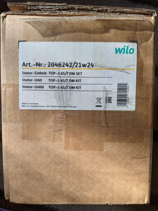 Статор до насосу wilo top s 65\7 dm 380В новий
