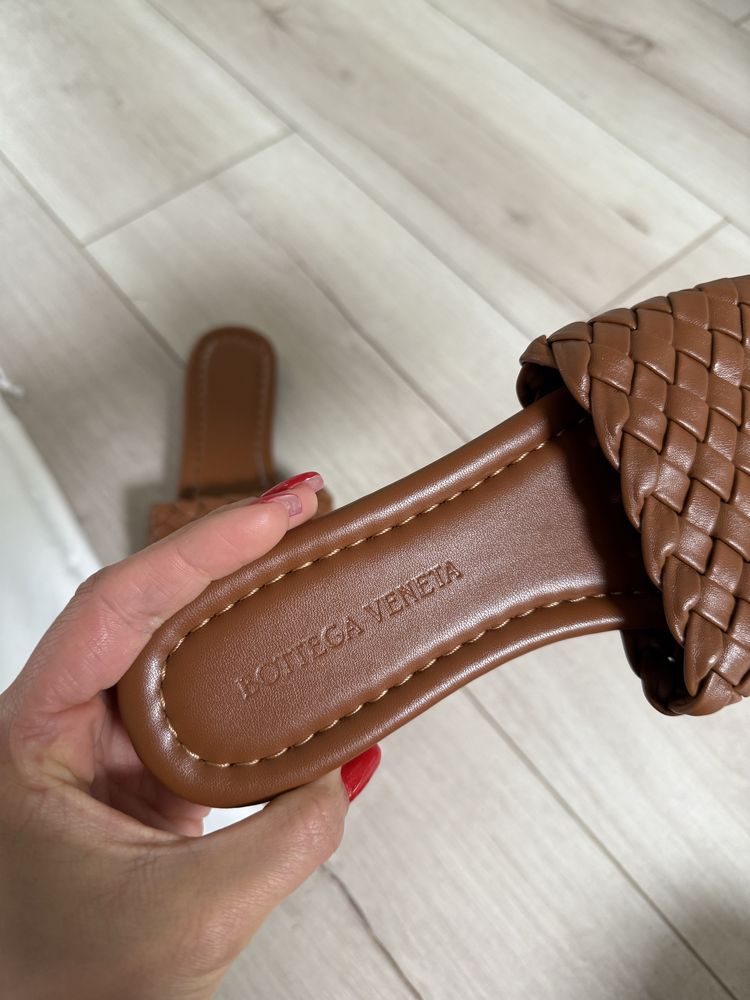 klapki Bottega vaneta brazowe rozm. 37,38