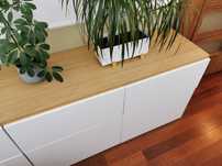 Ikea Besta blat drewniany 120