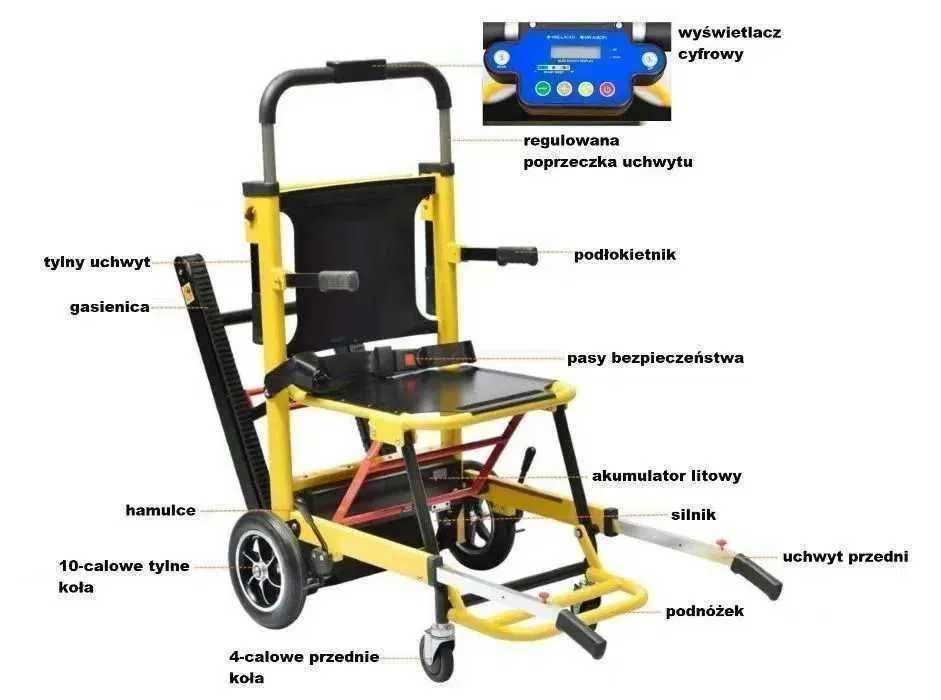 Schodołaz Gąsienicowy 200kg Sterowany 3 prędkościami jazdy NOWOŚĆ