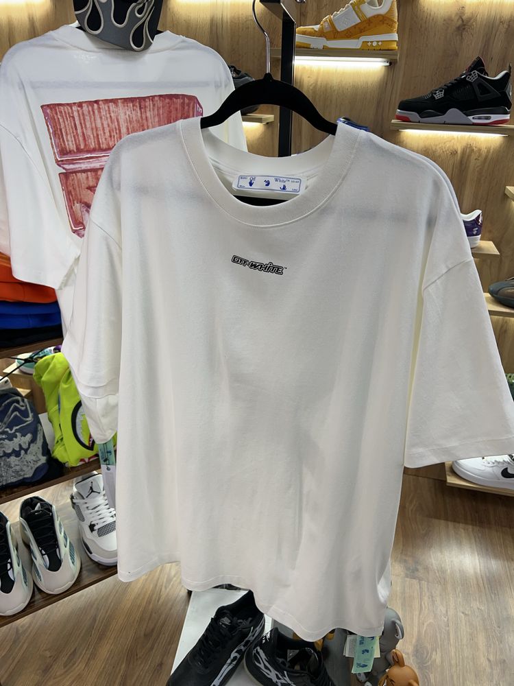 Футболка OFF-WHITE Arrows logo White / Red