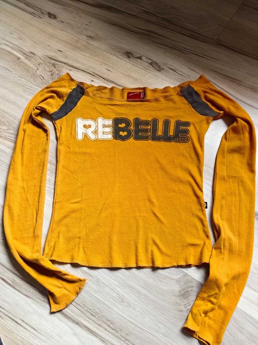 Bluzka House miodowa odkryte ramiona S