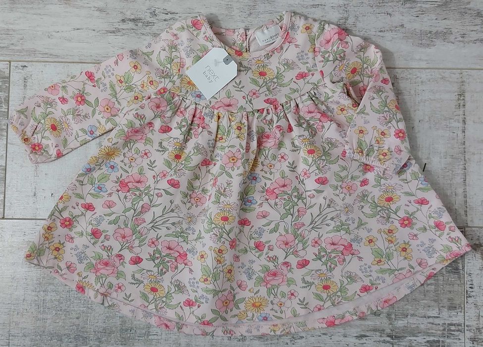 Sukienka Bawełniana Next Baby 68cm 3-6m-cy