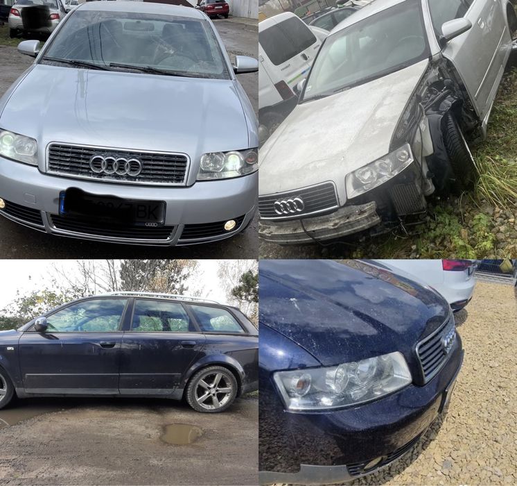 Запчастини/Розборка Audi a4 b6  Седан/Універсал кузов,мотор