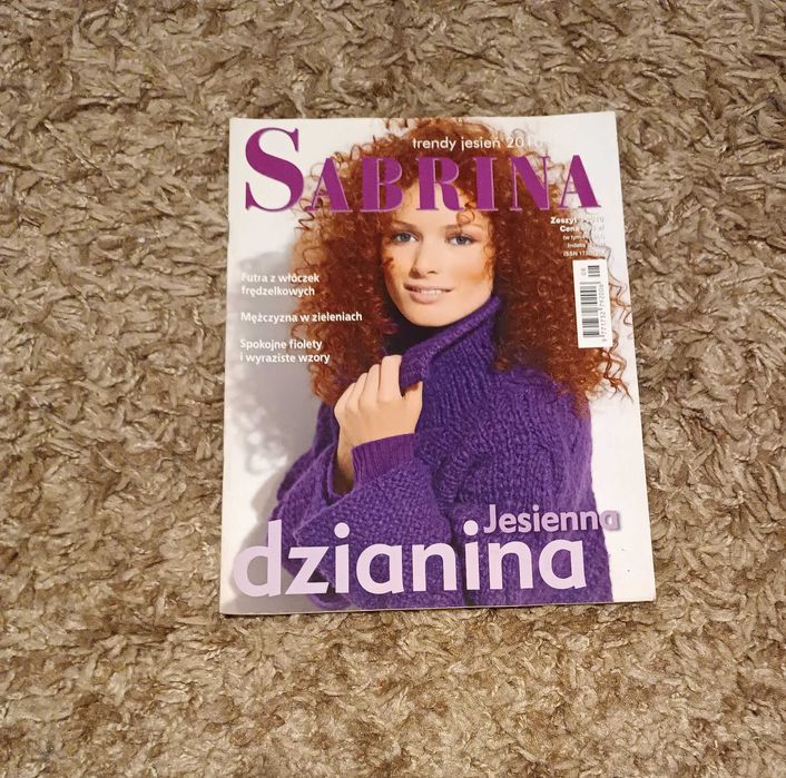 SABRINA nr 3/2010 dzianina na jesień czasopismo do kolekcjonowania