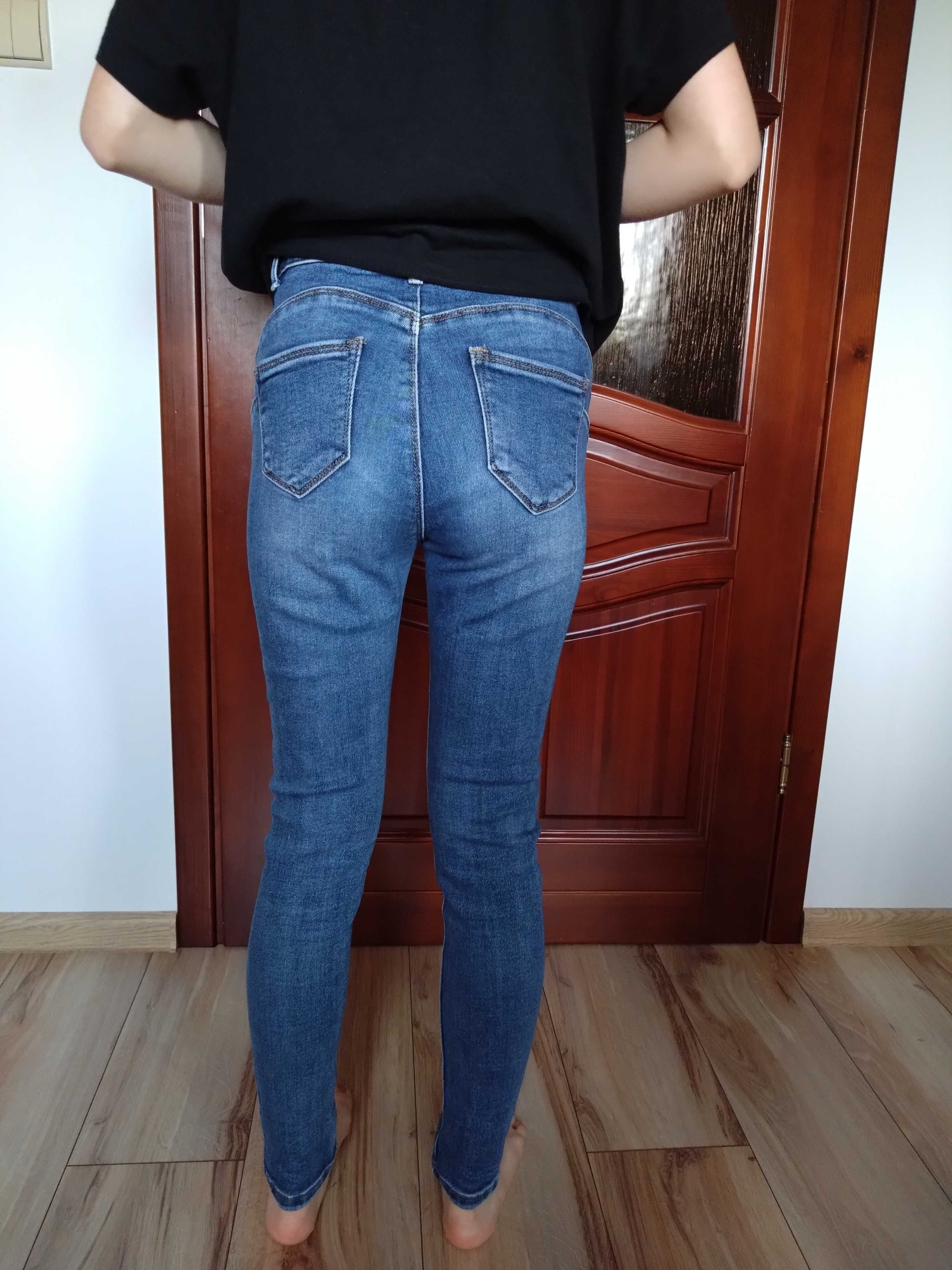 Spodnie jeansy MSARA rozm 28 jak W26 , XS