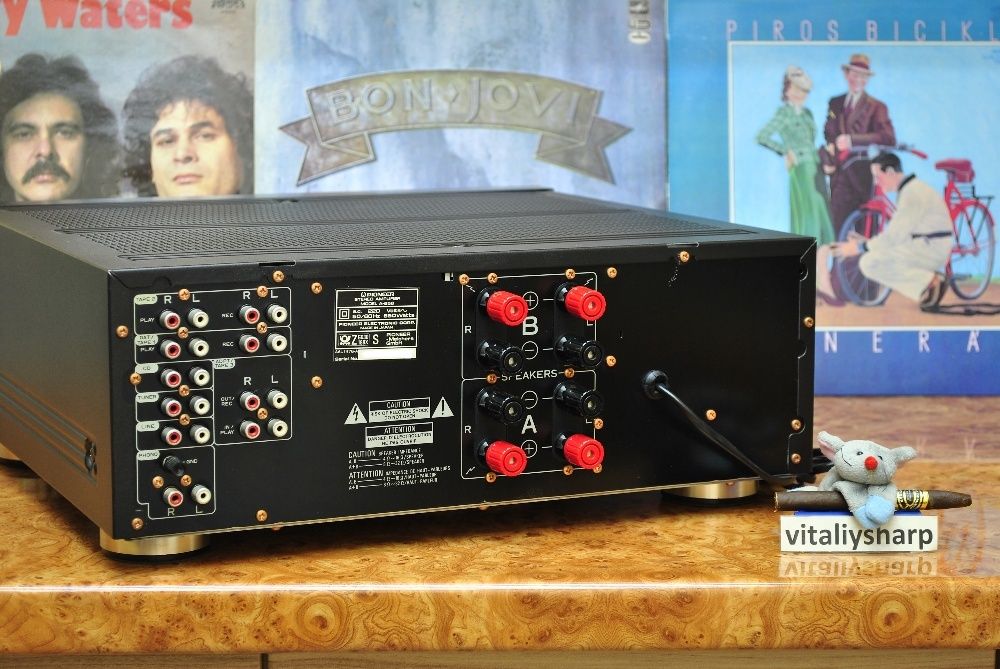 Референсный PIONEER A-656, как новый, от 80вт, 15 кг. Профилактика!