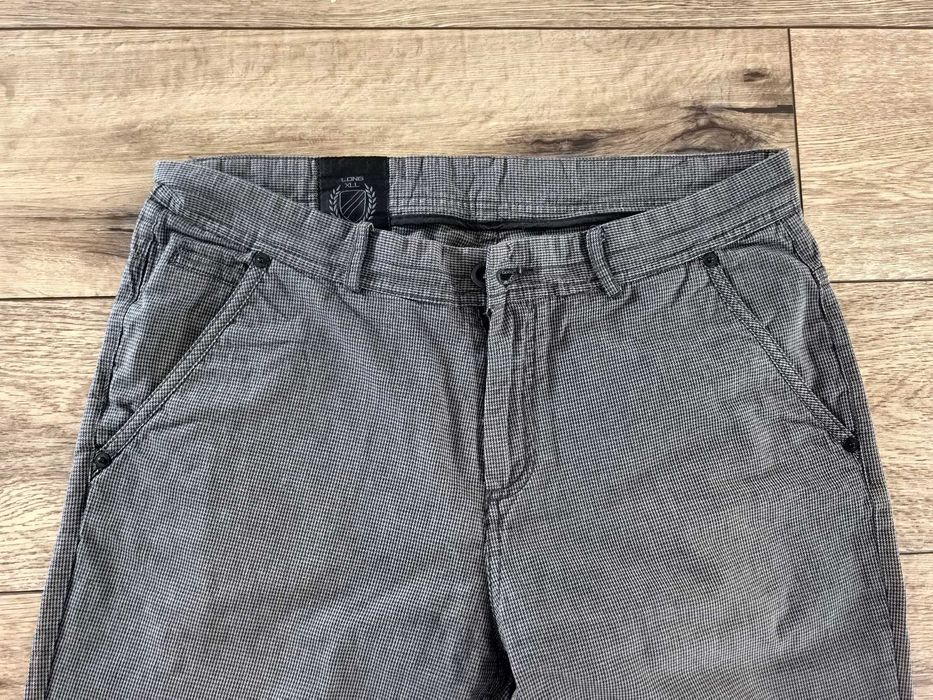 HOUSE spodnie materiałowe XXL szare w kratkę