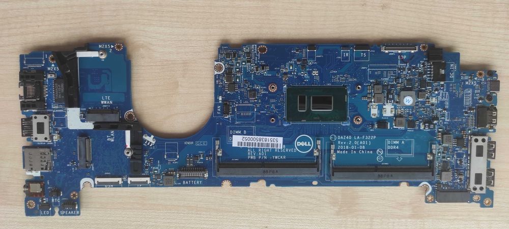 Материнська плата Dell Latitude 7490