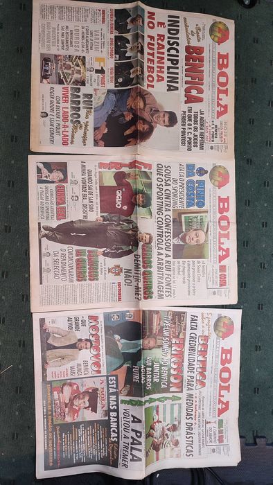 12 Jornais A Bola de 1993