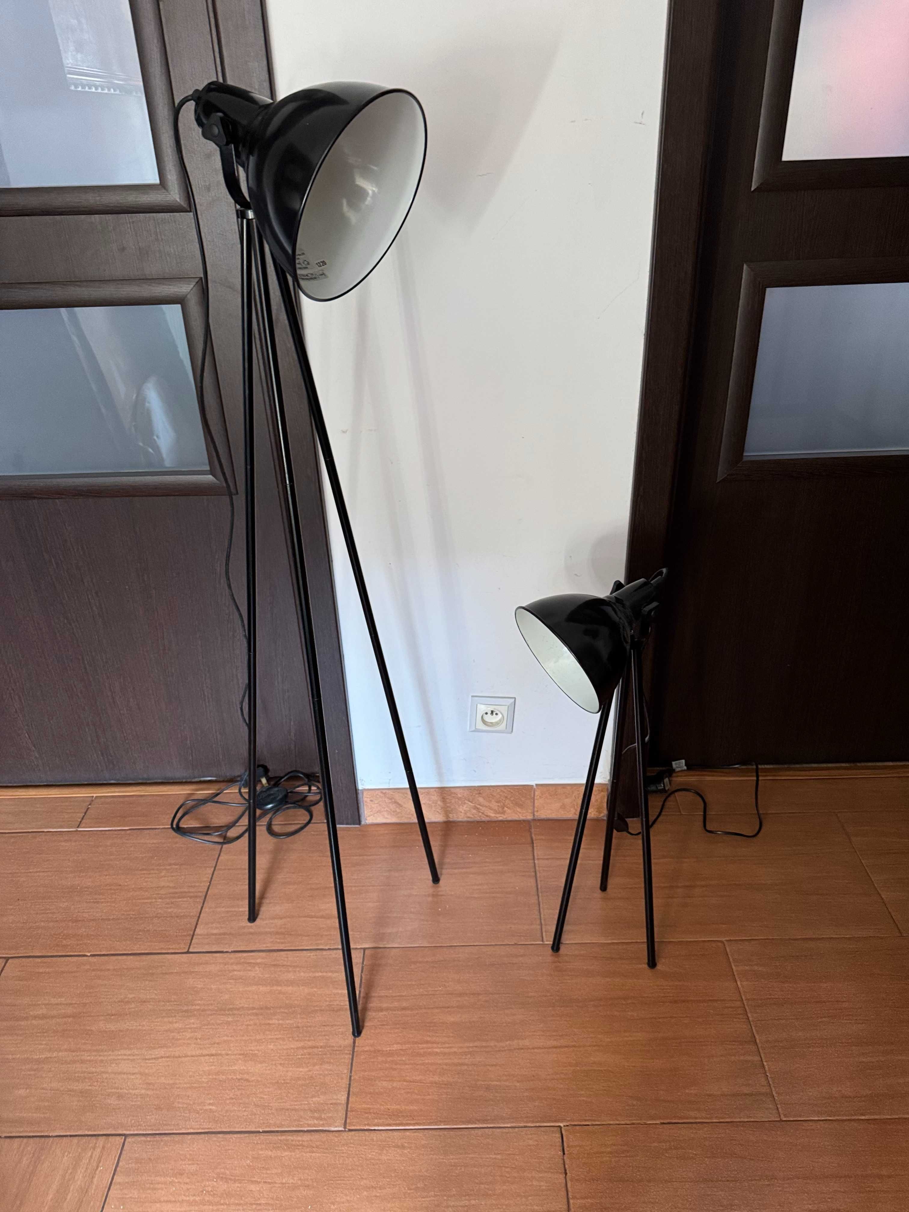 2 lampy podłogowe designerskie