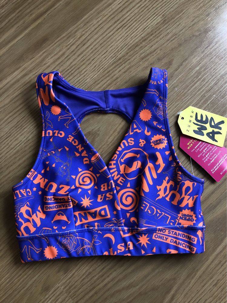 Zumba top - stanik, XS  Nowy