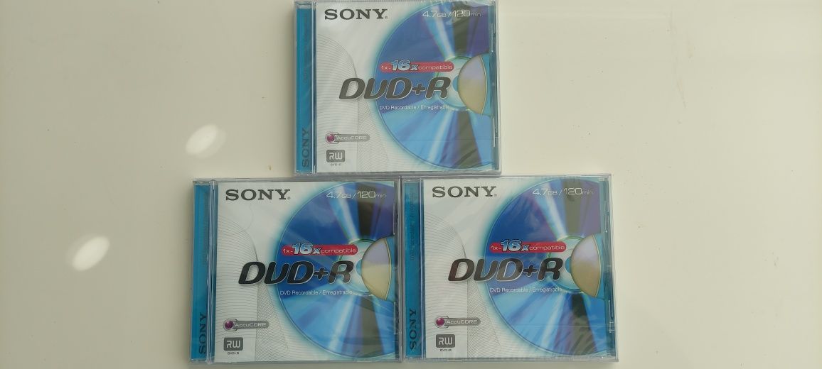 Sony - DVD+R 4.7GB conjunto 3 unid. (120min)