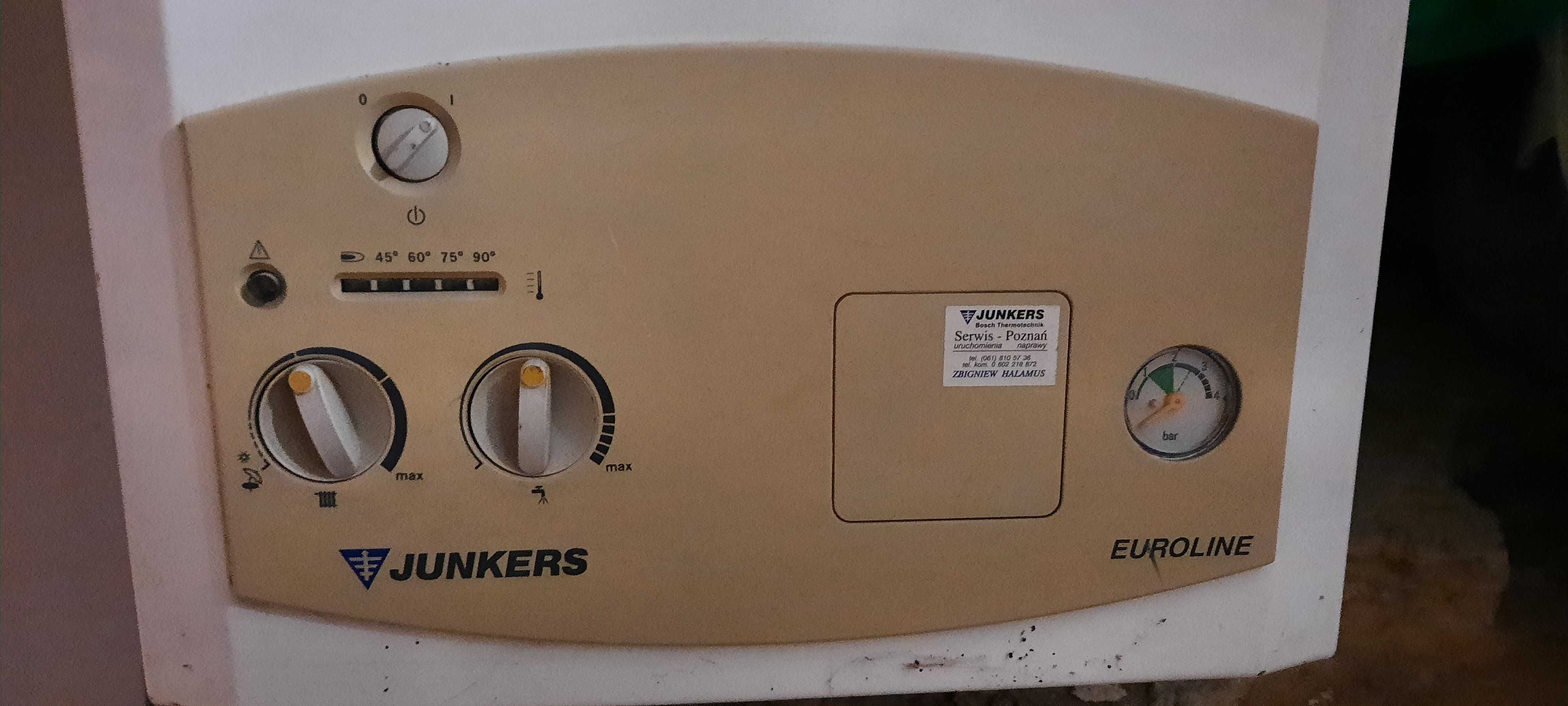 Kocioł dwufunkcyjny C.O. i C.W.U Junkers Euroline 24 kW