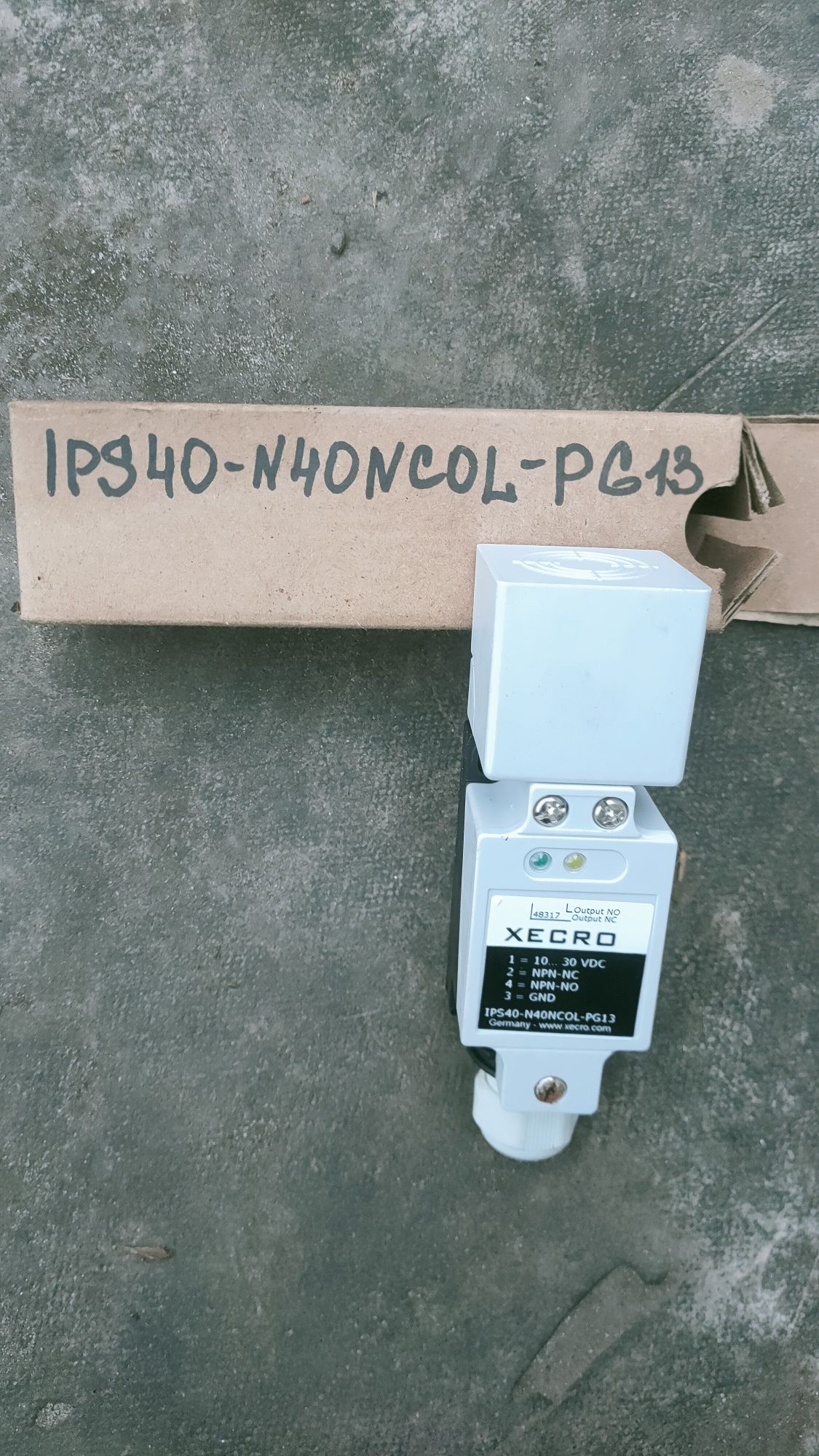 Датчик індуктивний IPS40-S40NCOL/PG13