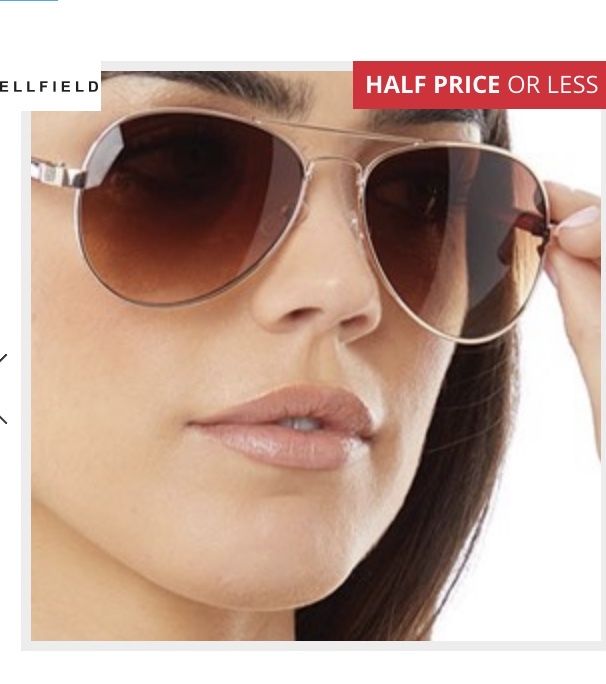 Окуляри Bellfield Womens Aviator Sunglasses Brown
