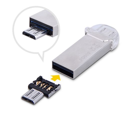 USB fêmea para macho Micro USB, adaptador, conversor