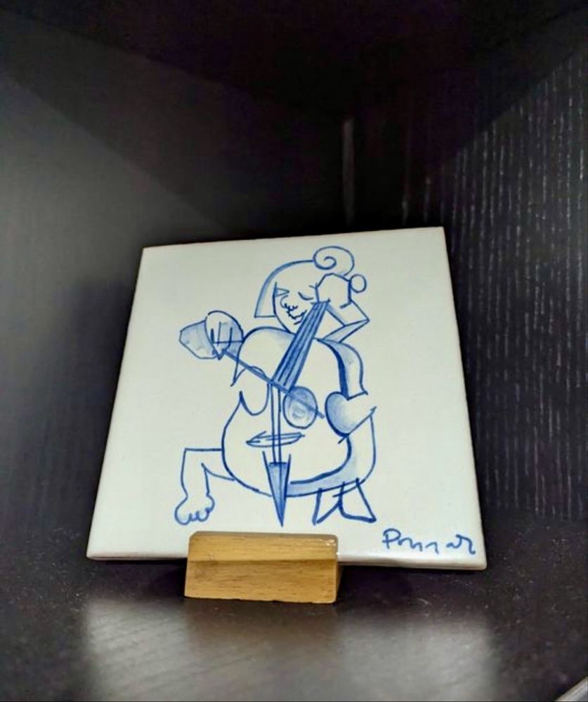 Três azulejos Júlio Pomar