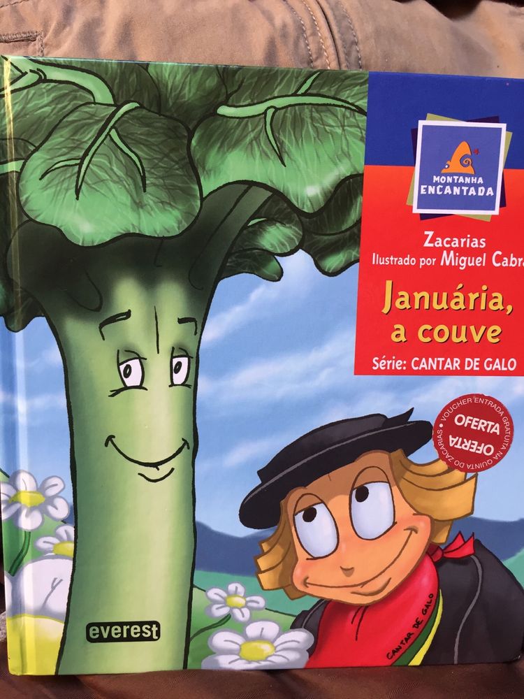 Livro Infantil "Januária, a Couve"