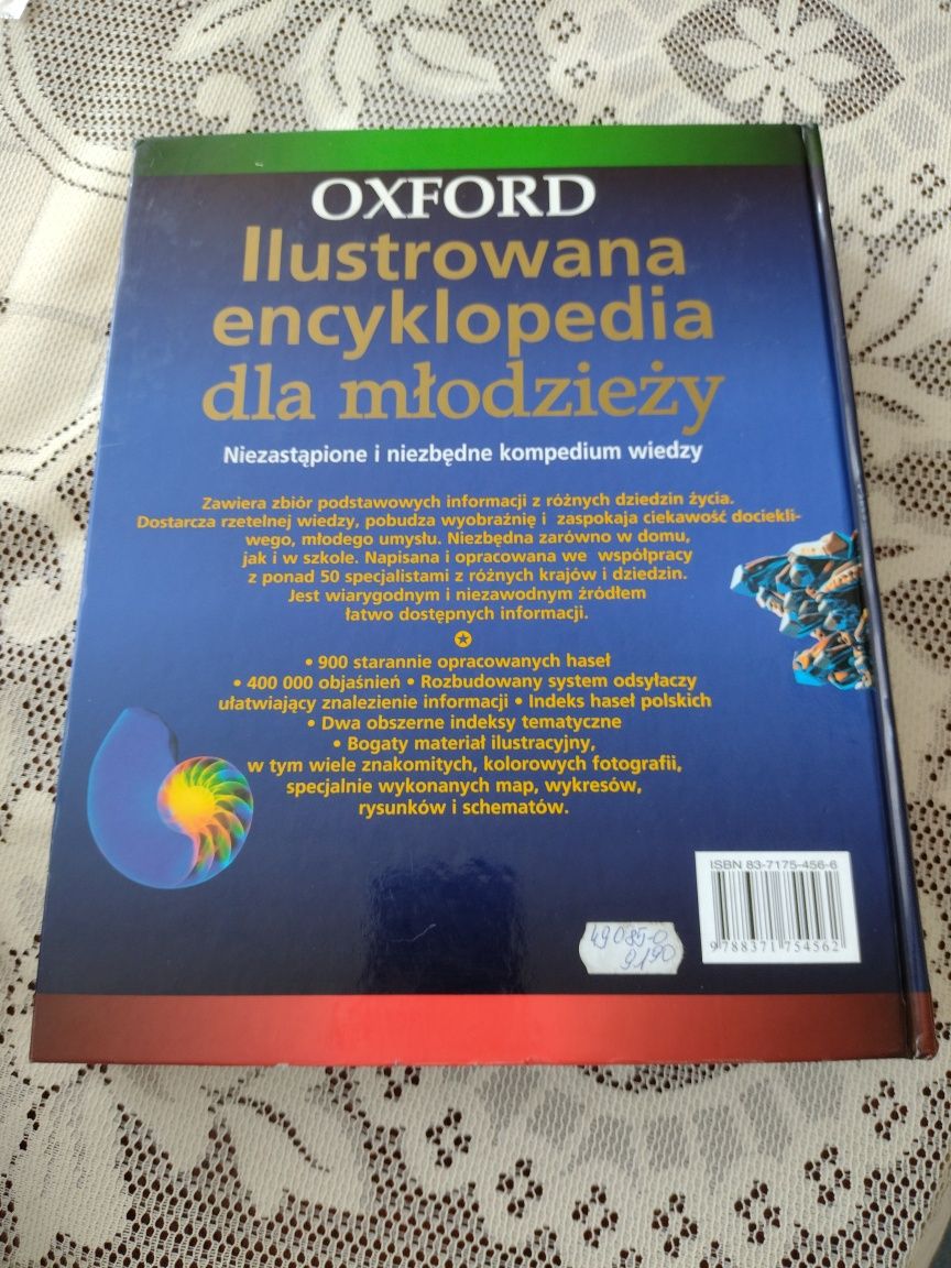 Ilustrowana encyklopedia dla młodzieży oxford