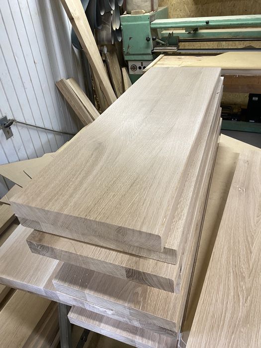 Schody, Stopnie, Trepy, Parapet, Klejonka, Zabiegowe, Dębowe, WYSYŁKA