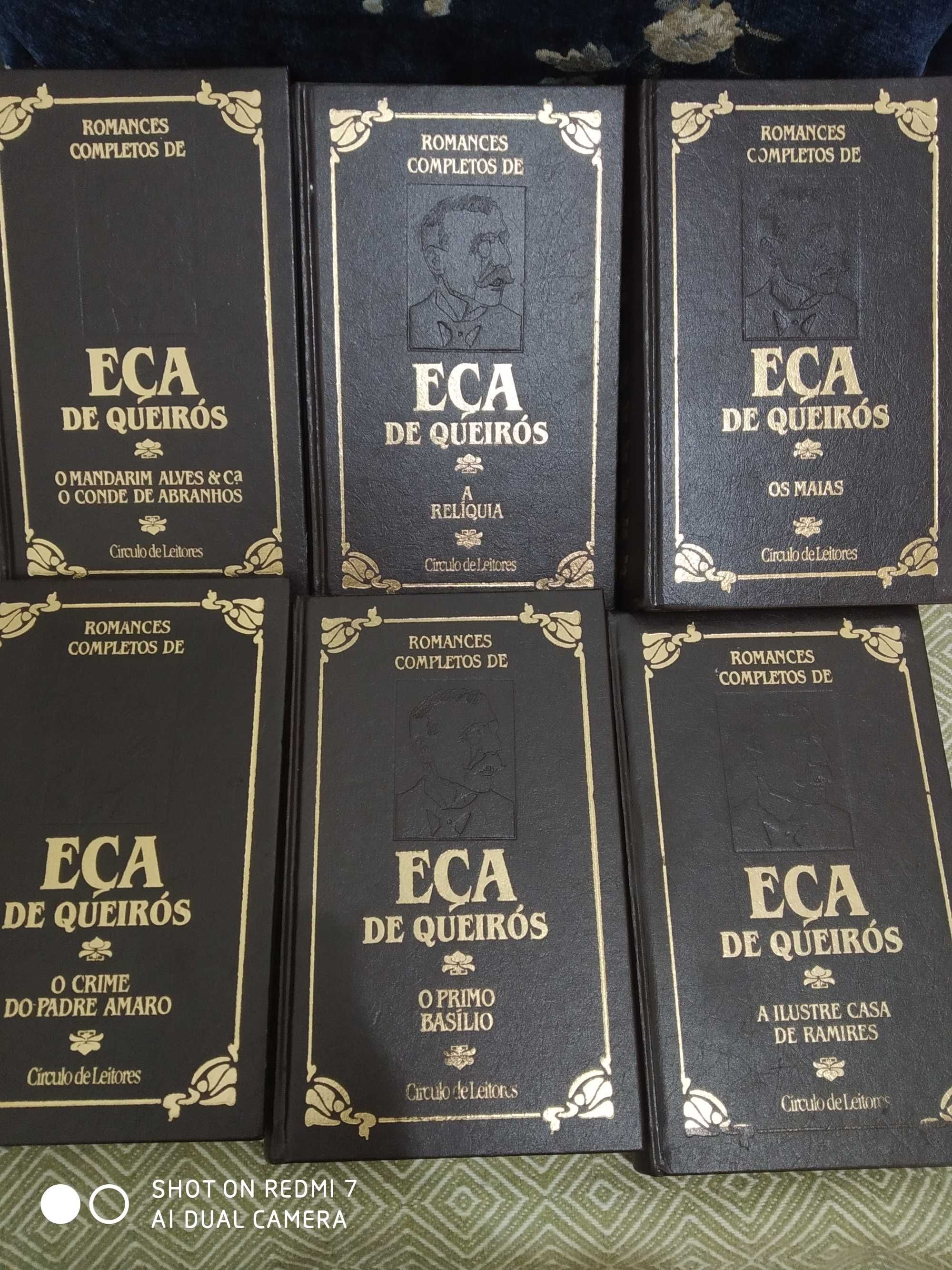 Nove volumes Eça de Queirós