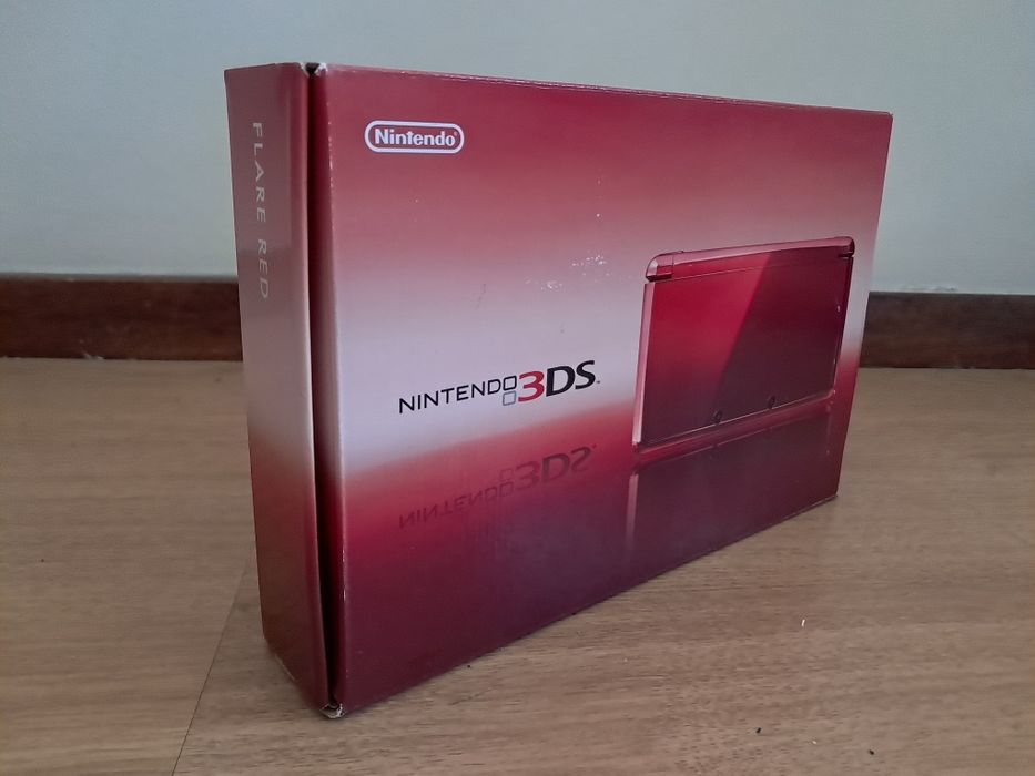 Nintendo 3DS Desbloqueado- Flare RED, na caixa original
