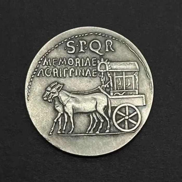 Монета с  Портретом  Императрицы  Агриппины  Римской Империи