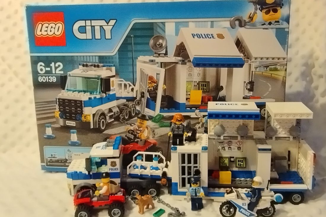 LEGO City 60139 Mobilne Centrum Dowodzenia- super stan 100% kompletne