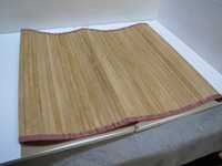 Mata do kąpieli duży dywanik kuchenny bambusowy 61 x 122 cm