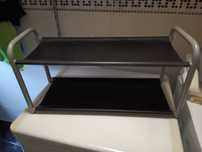 Sapateira 60x25 cor preto para gordar sapatos