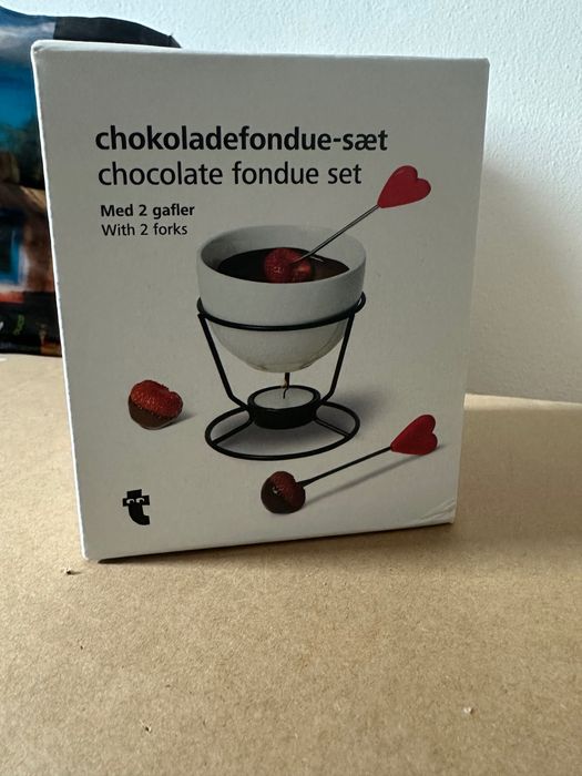 Fondue chocoalte com 2 garfos - Tiger
