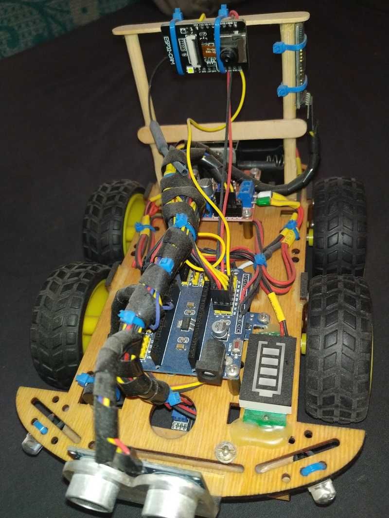 Игрушка Arduino Машинка робот платформа ( деревянная ) программируемая
