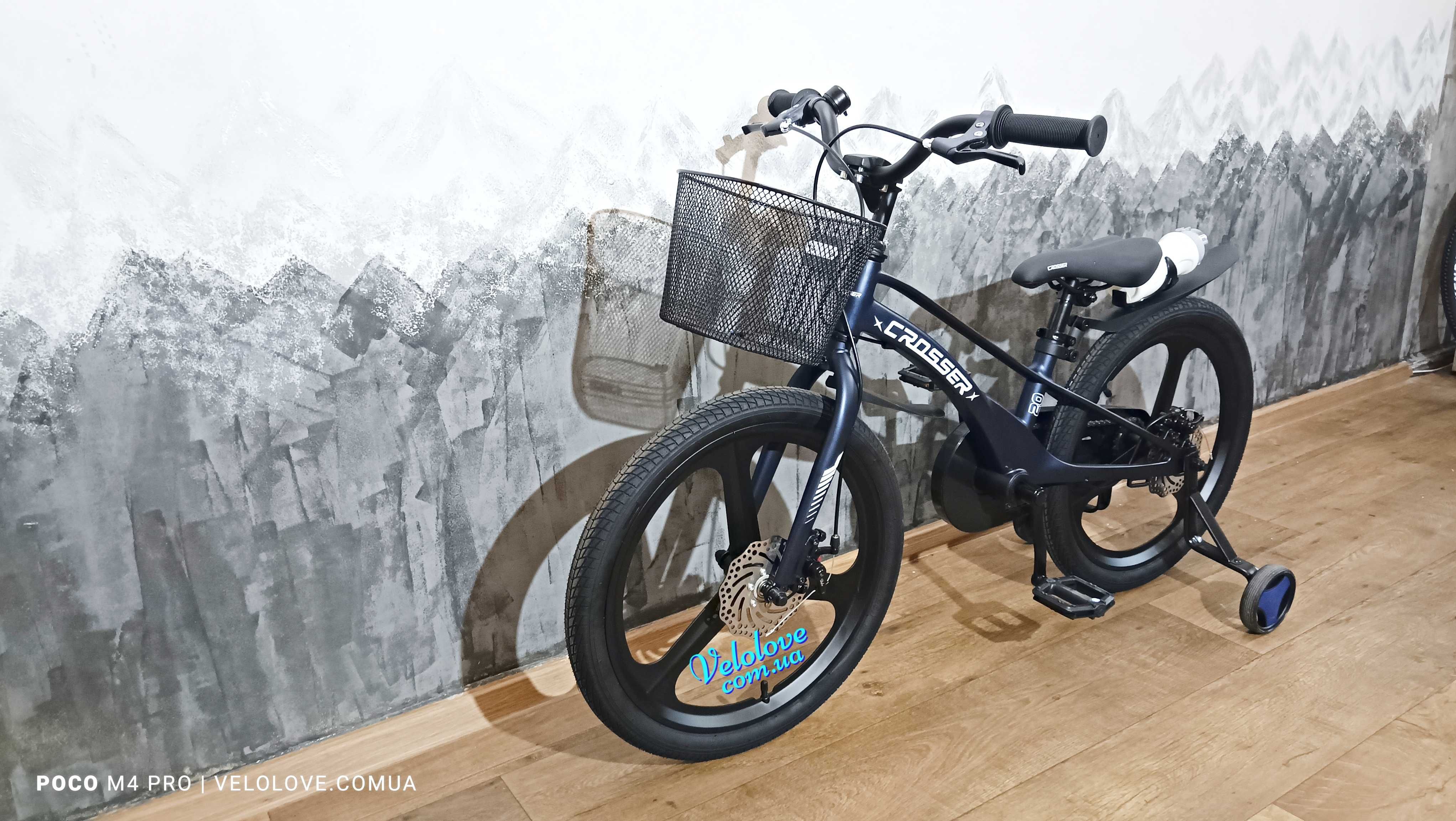 НОВЫЙ Детский легкий магниевый велосипед Crosser, колеса 16" и 20"