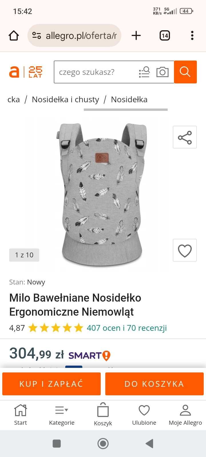 Nosidełko dla dziecka