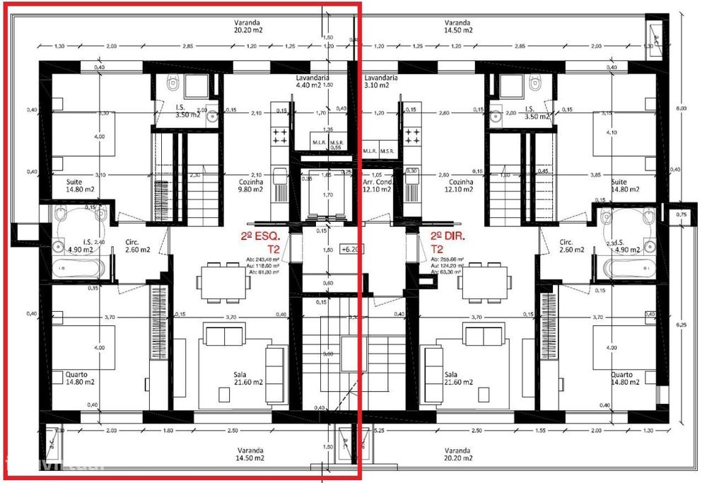 T2 Duplex em Abraveses